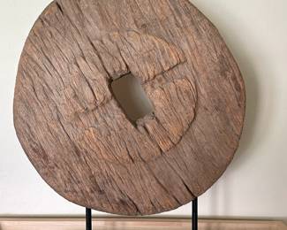 Antique Ox Cart Wheel