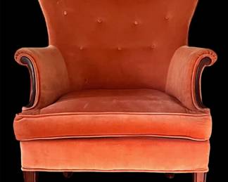 Chic MCM winged chair