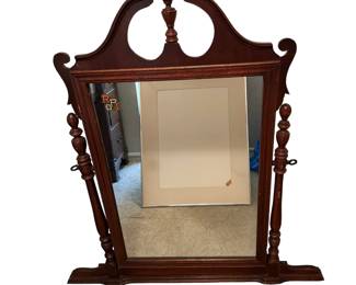 Dresser mirror for the 4-poster bedroom suite