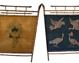 Peacock printed fabric