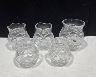 Polish 24% Crystal candle holders