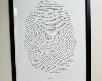 "God's Thumbprint " Framed Art 