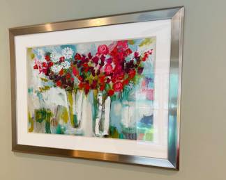 Large Floral Wall Art 