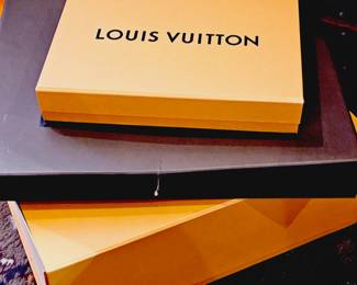 Louis Vuitton Boxes empty