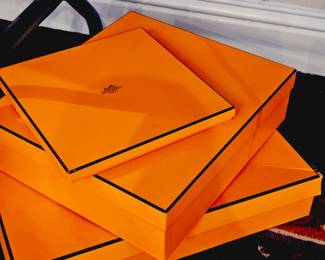 Hermes Boxes empty