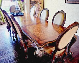 HOOKER table with 8 chairs. Like new condition. Sold as set