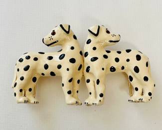Vintage Dalmatians belt buckle