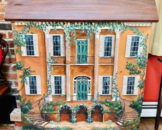 Hand Painted TV Cabinet