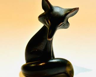Richard Rohac  Fox sculpture.  Approx 5" tall
