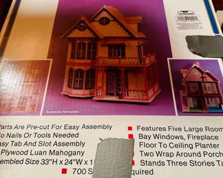 Tennyson Gothic Dollhouse Kit.  Unassembled