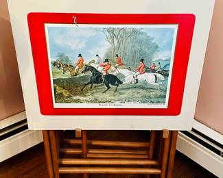 "Herring Hunt" TV trays