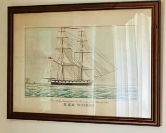 Hand engraved HMS Nimrod