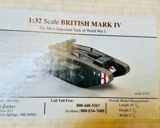 British Mark IV Tank model kit