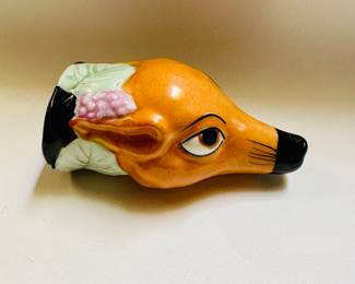 Antique Fox Stirrup Cup