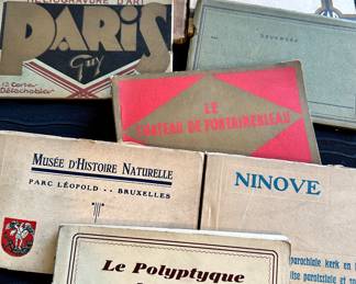 Vintage Postcards from Paris, Reims, among others