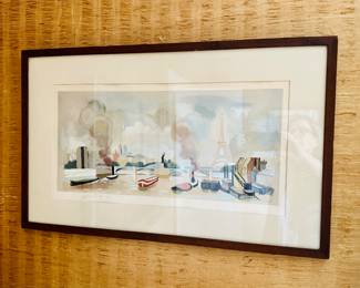 Andre LHote (French, 1885-1962).  Signed lithograph