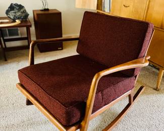 Vintage Mid Century Rocker in the style of Mel Smilow
