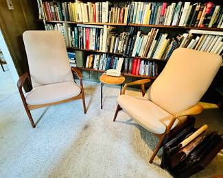 Mid Century Reclining Chairs.  