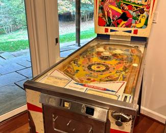 Vintage D Gottlieb Funland Pinball Machine (1968). Working.