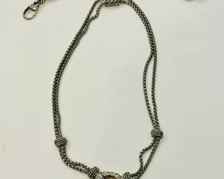 Lagos link bracelet and fashion necklace