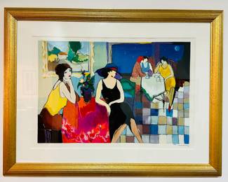 Itzchak Tarkay (1935-2012).  Signed Lithograph