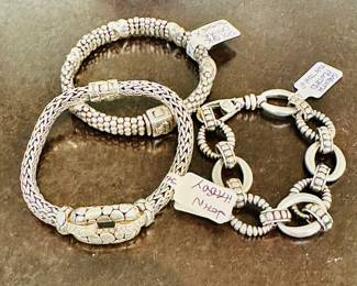 John Hardy and Lagos bracelets