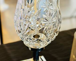 Waterford hurricane candle holder