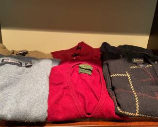 Cashmere and wool Men's sweaters size L - XL