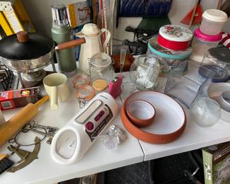 Houseware finds in the garage :)