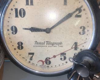 Large Hammond Electric Postal Telegraph Clock 