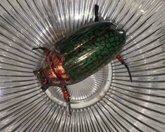 Vintage tin toy “beetle” 