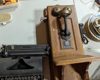 Electronics *Current, *Vintage, *Antique (Polaroid, Telstar Alpha, Micky Mouse Phone, American Electric Telephone Wall Mount, Royal Typewriter, Telescope, Bentley Portable TV, Heaters