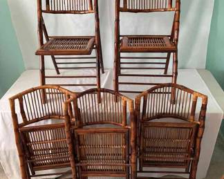 Bamboo Folding Chairs