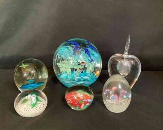Glass Paperweights 
