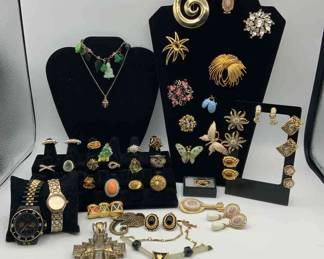 Golden Costume Jewelry 