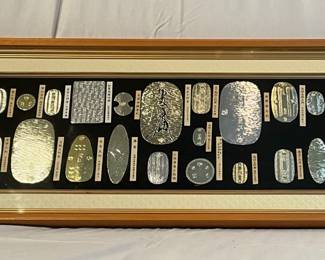 Japanese Oban Koban Replica Framed Display