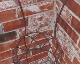 Chair shaped planter holder