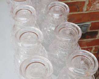 Fancy plastic beverage tumblers