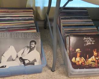 Nice record collection - R & B, Beatles, and more