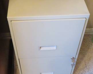 File cabinet with key