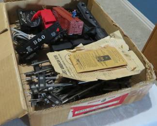 Toy trains - 1950's Gilbert American Flyer set with box - selling as a set