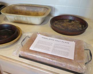 Seasoned stoneware, Himalayan salt plate