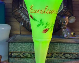 Victorian Custard Vase