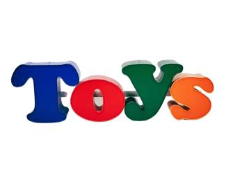 Vintage Toys Sign Letters