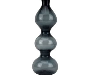 Wayne Husted Blenko Gurgle Bottle Mulberry