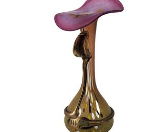 FILIP RAVERTH Satin Art Glass Vase