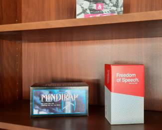 Three games: Mind Trap; Freedom of Speech and Two Lies and a Truth; Like new. $5 each