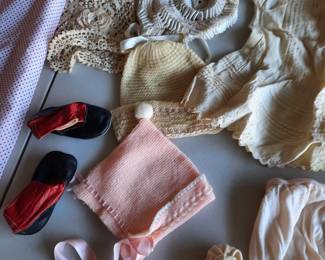 Vintage baby caps handmade - make an offer