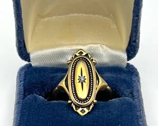 Vintage Rhinestone Ring by Avon in Original Box