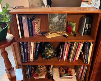 Beautifully Maintained Bookshelf Kept Fresh with Monthly Regimen of Lemon Oil. Located in Southbridge, MA.